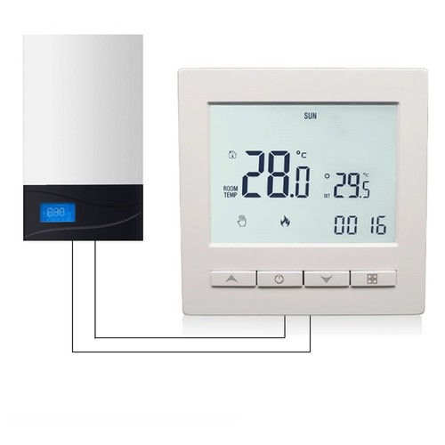 Digitales raumthermostat mit - raumthermostat,